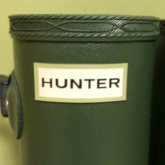 HUNTER Matte Green Tall Norris Field Boot - Picture 8 of 8